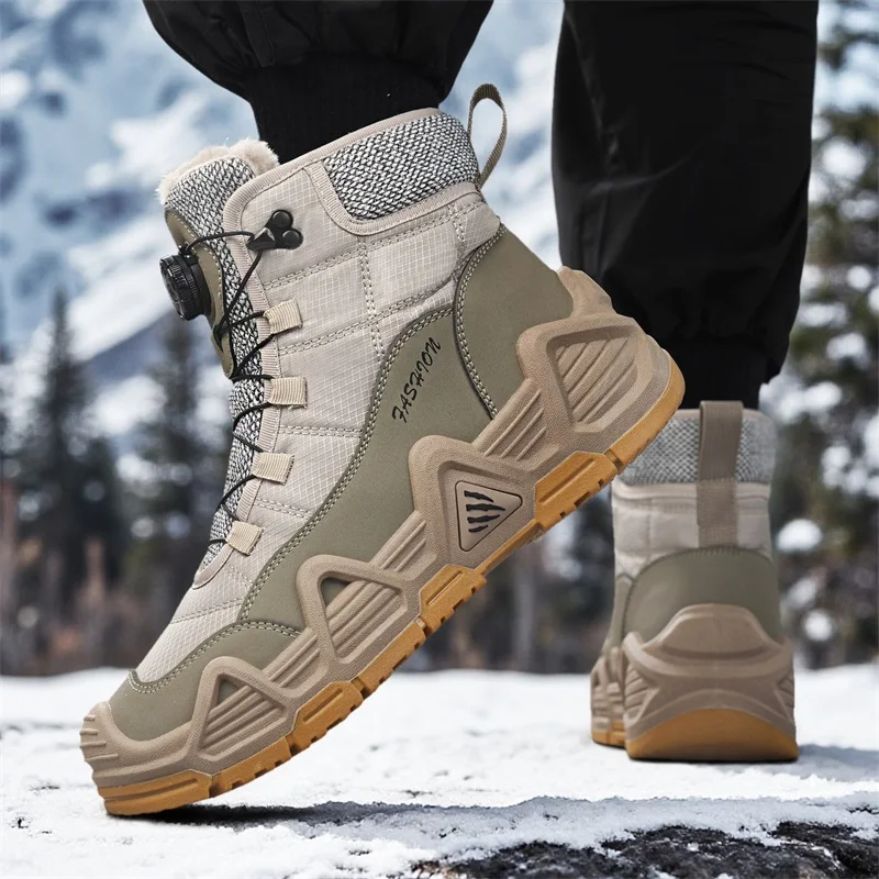 Hunting Outdoor Boots - Sepatu Bot Taktis Tempur Pria Berbulu