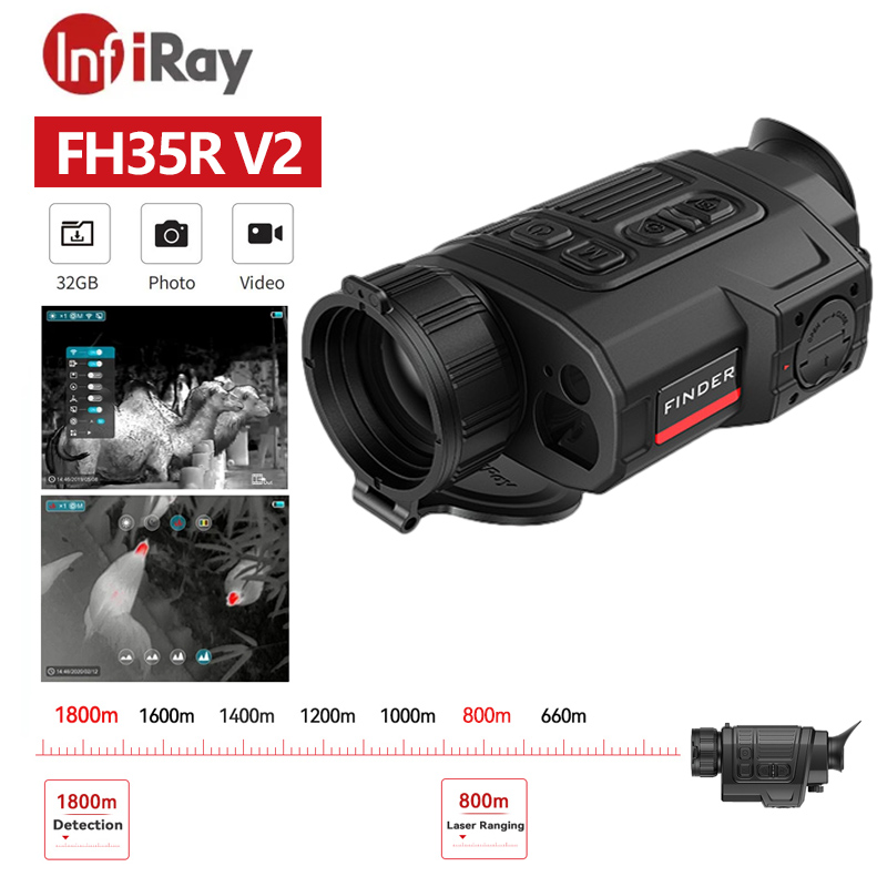 Outdoor Hunting Camera Wifi - InfiRay FH35R V2 Monokuler Termal Inframerah
