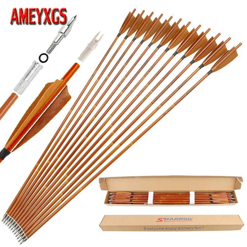 Arrow Carbon Shaft - 6/12pcs Panah Karbon Campuran SP500 31.5