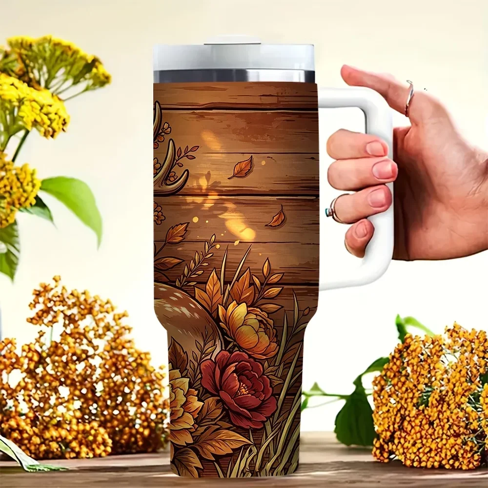 Tumbler 40Oz dengan Pegangan,  - Hunting Outdoor Background ulasan dan harga
