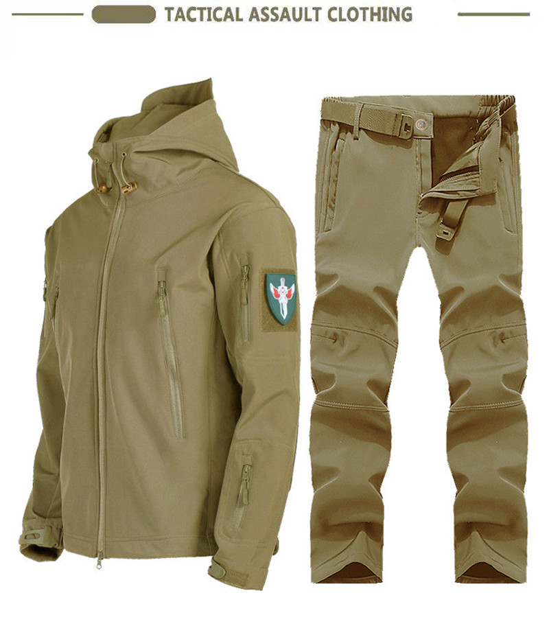 Jaket Taktis Soft Shell Baru u - Outdoor Hunting Fleece ulasan dan harga