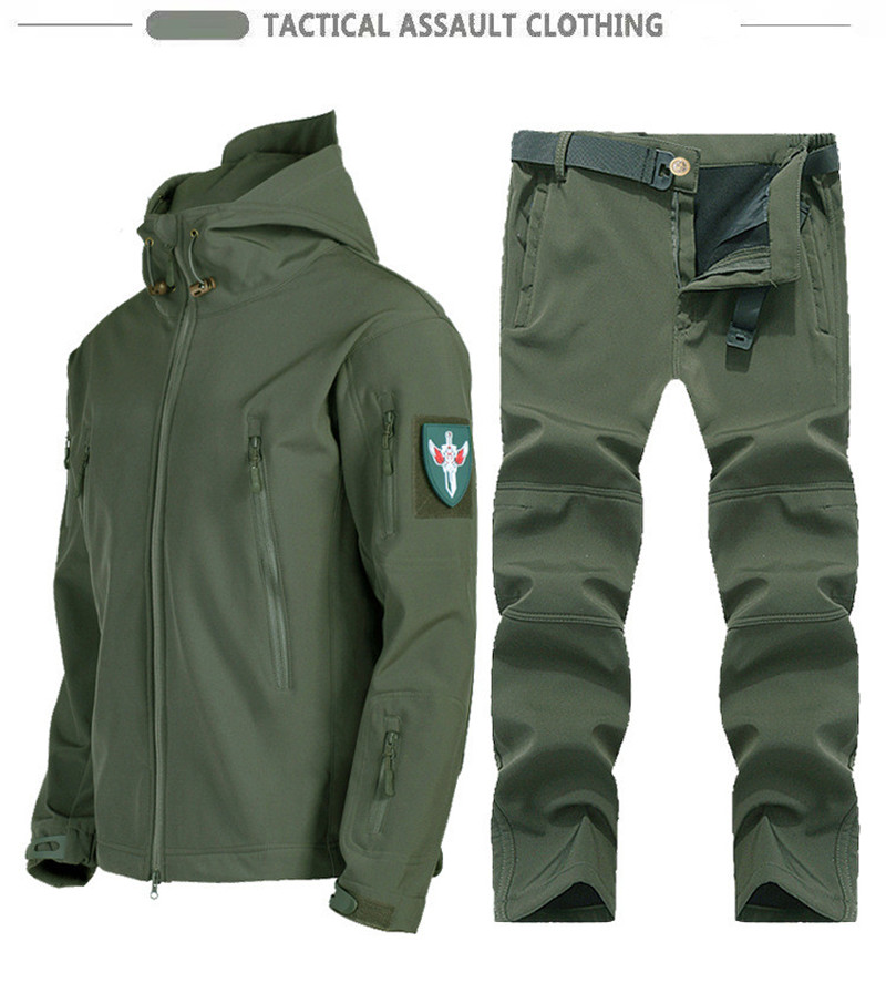 Jaket Taktis Soft Shell Baru u - Outdoor Hunting Fleece ulasan dan harga