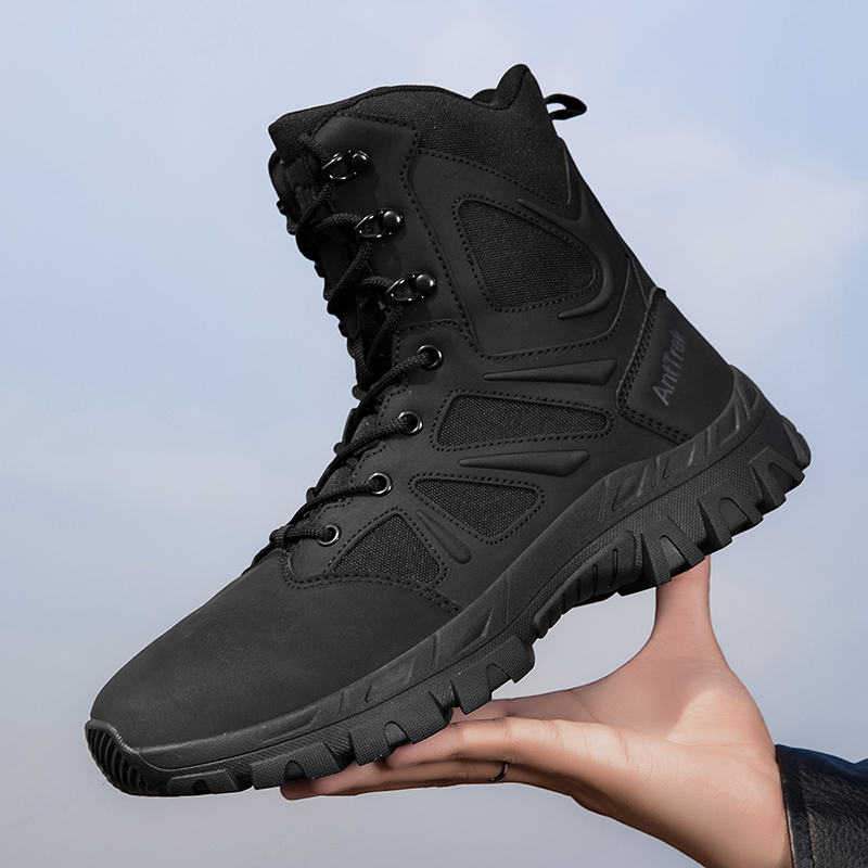 Sepatu Bot Tentara Pria Sepatu - Hunting Outdoor Boots ulasan dan harga