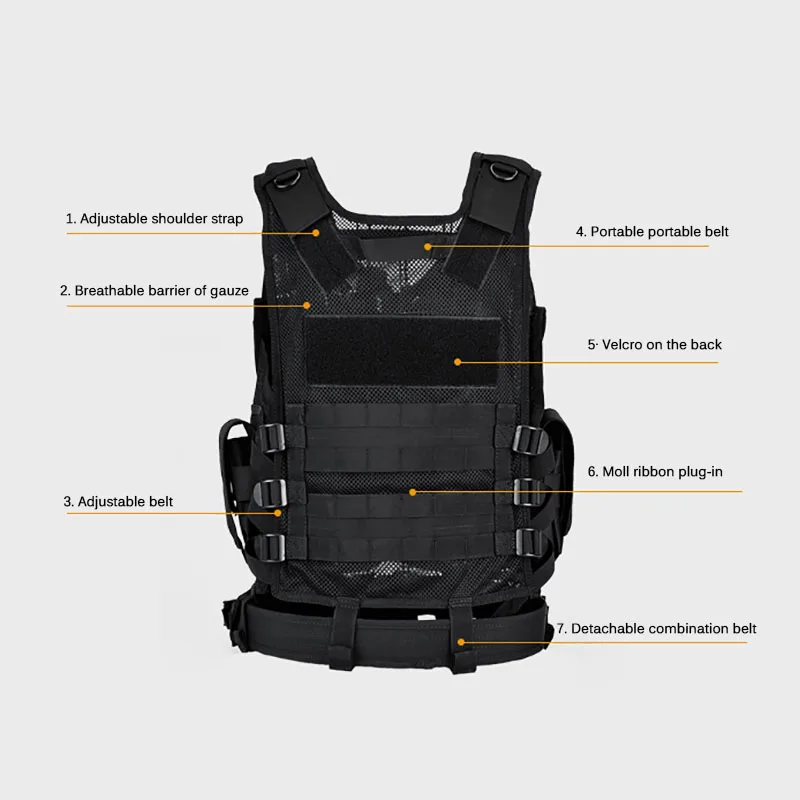 Rompi Taktis Molle yang Dapat  - Outdoor Hunting Fleece ulasan dan harga