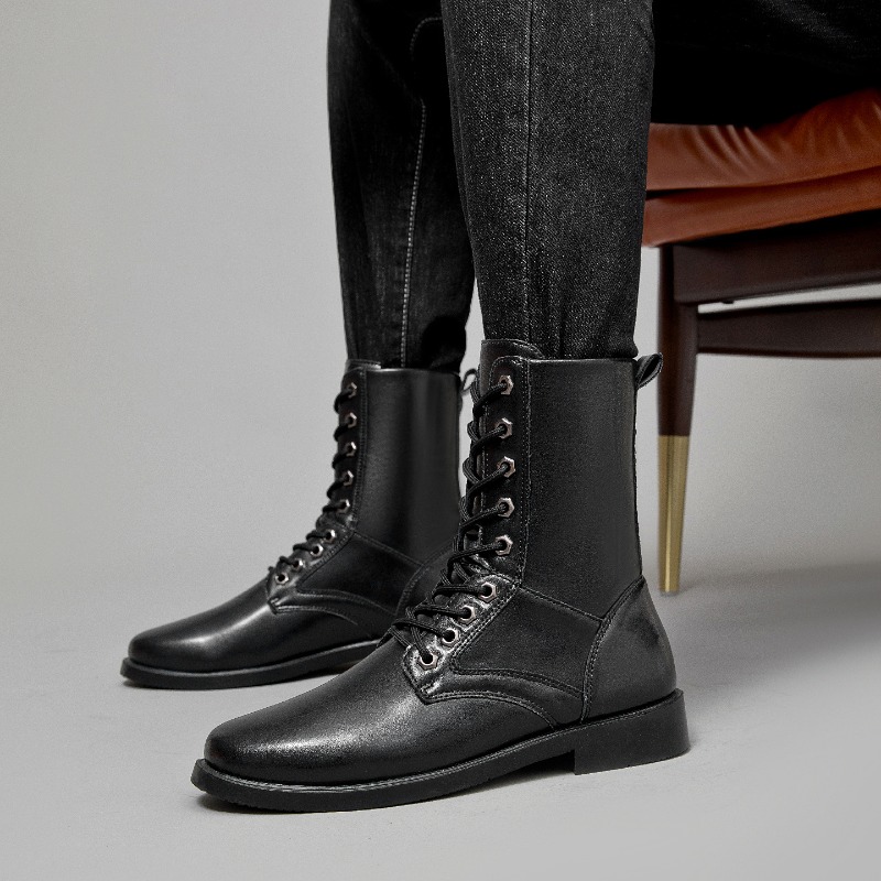 Sepatu Bot Kulit Tinggi Anti S - Hunting Outdoor Boots ulasan dan harga