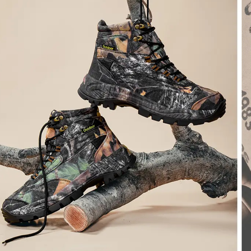 Sepatu Bot Berburu Kamuflase H - Hunting Outdoor Boots ulasan dan harga