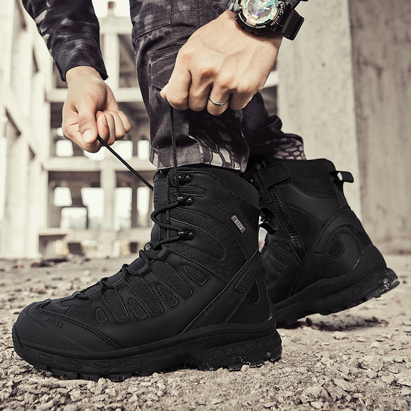 Sepatu Bot Taktis Pria Baru Se - Hunting Outdoor Boots ulasan dan harga