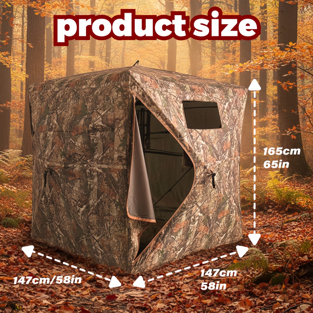 Tenda Berburu Pop-Up Kamuflase - Hunting & Outdoor Supplies Carterton Reviews ulasan dan harga