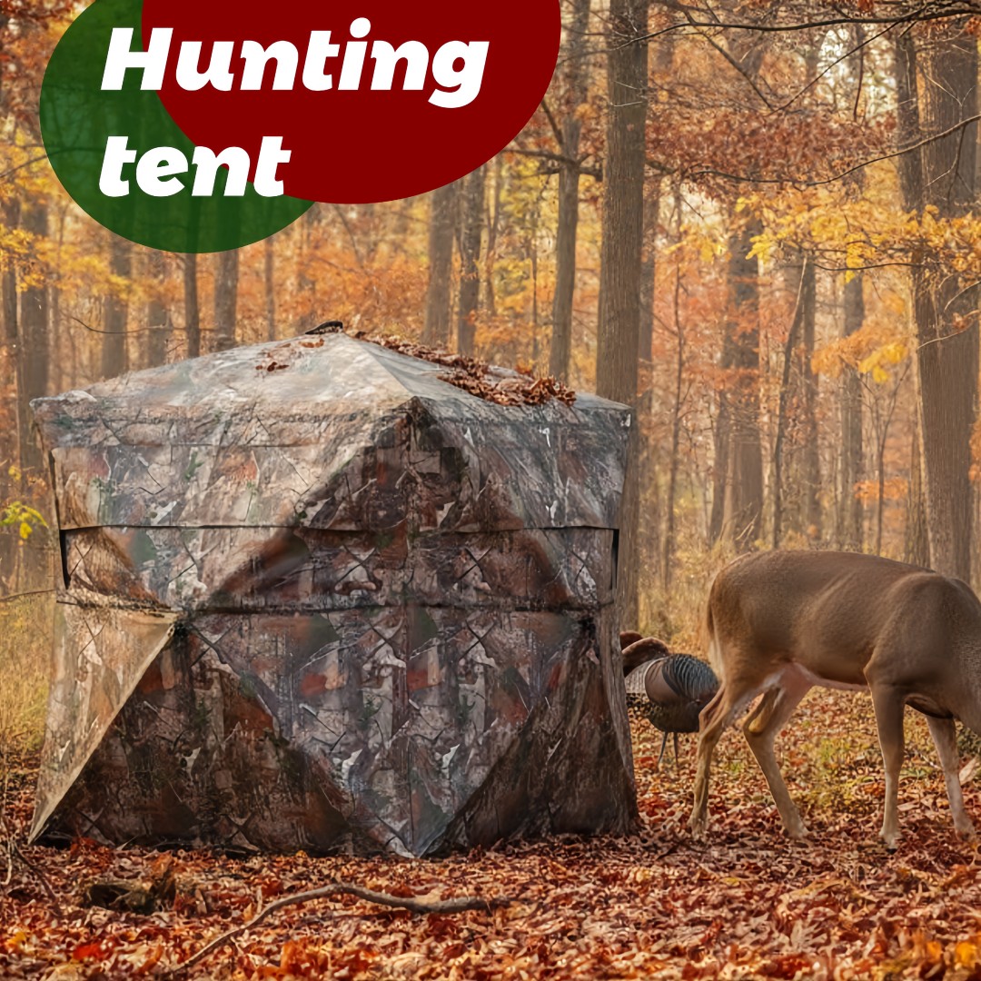 Tenda Berburu Pop-Up Kamuflase - Hunting & Outdoor Supplies Carterton Reviews ulasan dan harga