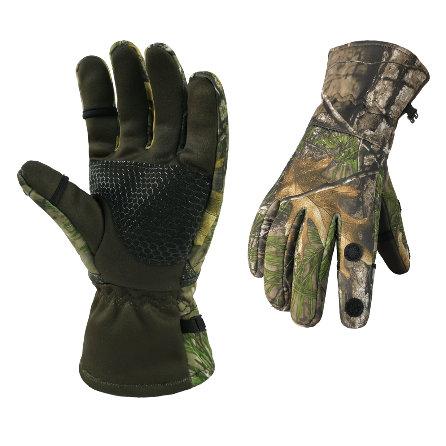 Sarung tangan kamuflase berbur - Outdoor Hunting Fleece ulasan dan harga