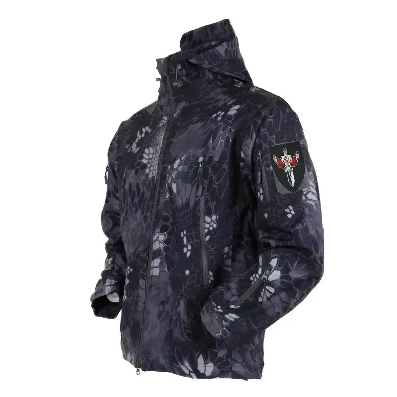 5XL 6XL CP Kamuflase Soft Shel - Outdoor Hunting Fleece ulasan dan harga