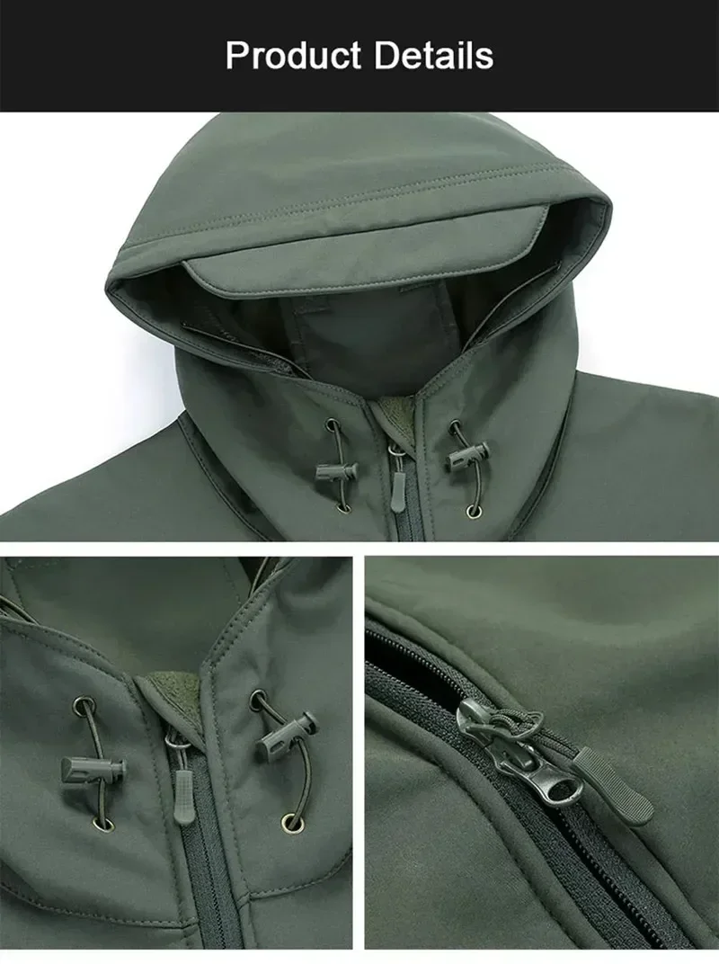 5XL 6XL CP Kamuflase Soft Shel - Outdoor Hunting Fleece ulasan dan harga
